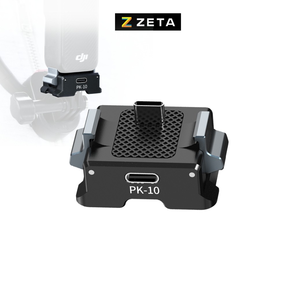 Ulanzi PK-10 Osmo Pocket 3 Expansion Adapter อะแดปเตอร์ ต่อขาตั้ง PK08 รองรับกล้อง DJI Osmo Pocket 3