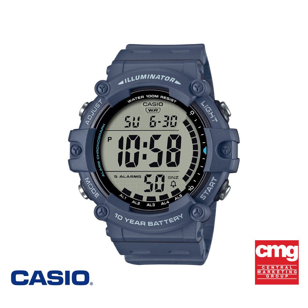 CASIO นาฬิกาข้อมือ CASIO รุ่น AE-1500WH-2AVDF วัสดุเรซิ่น สีน้ำเงิน