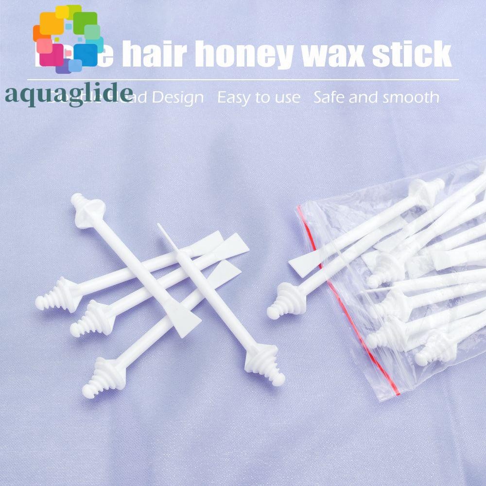 Aquaglide Nose Wax Applicator Sticks Hair Remover Nostril ทําความสะอาดจมูก PP กําจัดขนจมูก Facial Wa