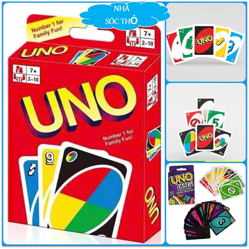 การ์ด UNO Deck 108 พื้นฐาน - สํารับเกมกระดาน UNO เกมเข้าพร้อมครอบครัว