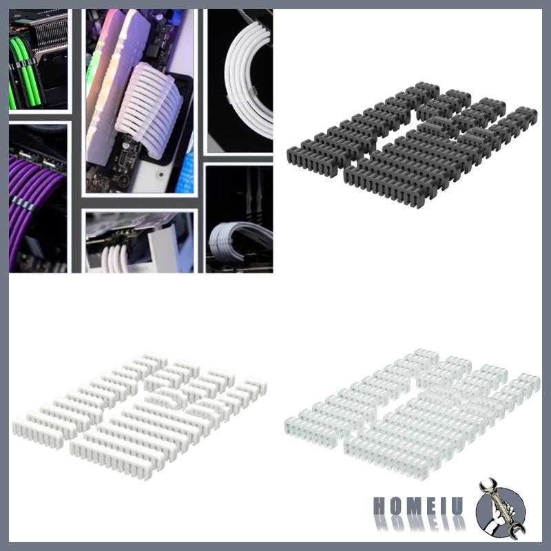 34PCS Acrylic Power Cable Combs Set for Organized Computer Wiring For 24Pin 8Pin