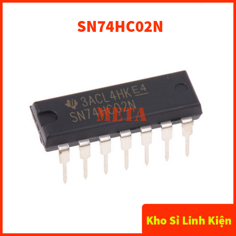 SN74HC02N DIP 14 Pins - SN74HC02 74HC02 7402 HC02 ใช้สําหรับวงจรตรรกะอิเล็กทรอนิกส์