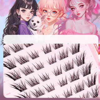 ขนตาปลอม 3D ขนตาปลอมมีกาวในตัว 100/120 ช่อ/กล่อง SELF-ADHESIVE EYELASHES