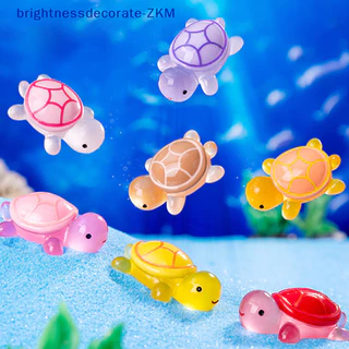 🌟 [ความสดใส] เครื่องประดับเต่าเรซิ่นเรืองแสง 🐢✨ ตกแต่งตู้ปลา พิพิธภัณฑ์สัตว์น้ำ สก์ท็อป เพิ่มสีสันสุดน่ารัก!