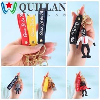 Quillan Skibidi พวงกุญแจชักโครก, Skibidi Toilet Skibidi Bop Bop, Figure Toy Tv Man Camara Man PVC Trinket Key Ring Gift