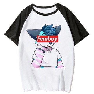 เสื้อยืด ลาย Femboys 2000s สไตล์สตรีท สําหรับผู้หญิง