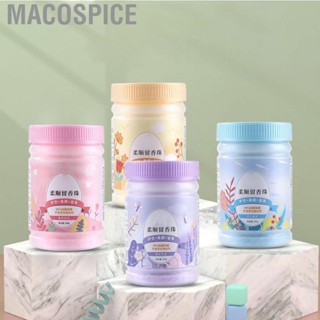 Macospice Laundry Beads In Wash Scent Booster Antistatic Softening for Great Smelling Clothing