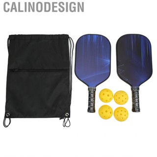 Calinodesign Pickleball Paddle Glass Fiber PP Core Racket Set With 4 Balls For