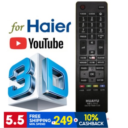 HUAYU RM-L1313 Haier HTR-A18E HTR-A10 HTR-A18H HTR-A18EN HTR-D18 A HTR-A18M 55D3550 LED HTR3550 LEC3