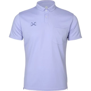 WARRIX รุ่น PIQUE PLUS มีกระเป๋าอกเสื้อ (WA-221PLACL30) เสื้อโปโลวอริกซ์สีล้วน ของแท้100%