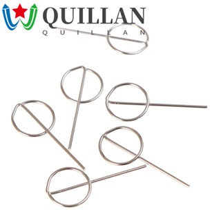 Quillan ถาดซิมการ์ด สเตนเลส สําหรับถอดโทรศัพท์มือถือ สมาร์ทโฟน