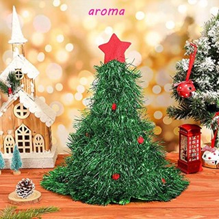 Aroma หมวกคอสเพลย์ ผ้าเรยอน แบบนิ่ม ไม่ทอ รูปดาว คริสต์มาส สําหรับเด็ก