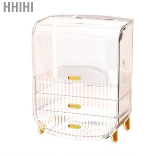 Hhihi Makeup Holder  Dustproof  Large  Acrylic Space Saving Organizer for Cosmetics Supplies