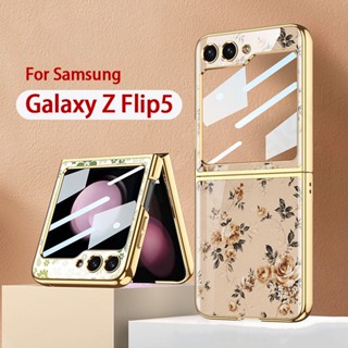 Gkk เคสโทรศัพท์มือถือ PC แข็ง กันกระแทก หรูหรา สําหรับ Samsung Galaxy Z Flip 5 5G Z Flip5