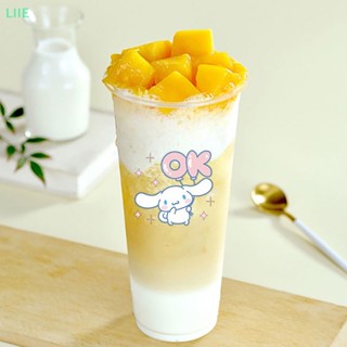 Li สติกเกอร์คริสตัล รูปการ์ตูน Sanrio Milk Tea Cups Kulomi น่ารัก 5 ชิ้น สําหรับตกแต่ง