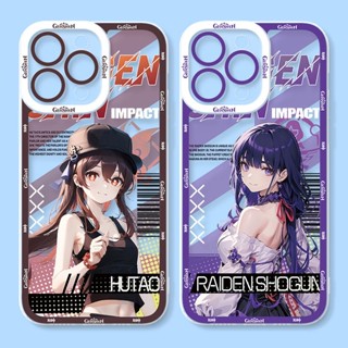 เคสโทรศัพท์มือถือ แบบนิ่ม สีโปร่งใส สําหรับ Samsung genshin hutao Riden