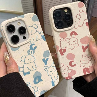 เคสโทรศัพท์มือถือ ซิลิโคนนิ่ม กันกระแทก ลายการ์ตูนสุนัขน่ารัก สําหรับ Iphone 14Promax 13 11 12 13Pro XR XS