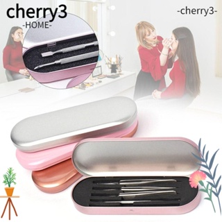 Cherry3 ขวดโหลอลูมิเนียมดีบุก หลายสไตล์ สําหรับใส่เทียน 2 ชิ้น