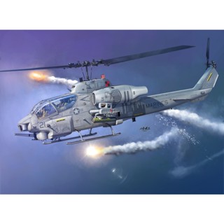 Dream โมเดลเฮลิคอปเตอร์ 1/72 American AH-1W Super Cobra DM720017 สินค้าไม่สําเร็จรูป