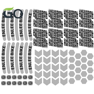 Enlee สติกเกอร์สะท้อนแสง ป้องกันรอยขีดข่วน ถอดออกได้ สําหรับติดกรอบรถจักรยาน MTB