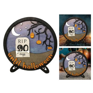 Halloween Calendar Board Pumpkin Calendar for Festival Haunted House Desktop