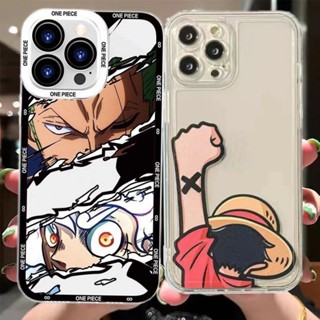 เคสโทรศัพท์มือถือนิ่ม ทรงสี่เหลี่ยม ลายการ์ตูนอนิเมะ One Piece Luffy สําหรับ Samsung Galaxy S23 Plus S22 Ultra S21 S20 FE Note 10 Lite 10 Pro 20 J2 J7 Prime G530 J4 J6 Plus A42 A21S A72 M23