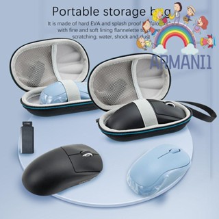 [armani1.th] กระเป๋าใส่เมาส์ไร้สาย แบบแข็ง กันน้ํา สําหรับ Logitech M221 M220 M185 M170