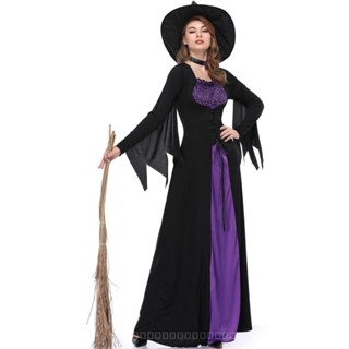 [0709]SZMRP- S-XL Witch Clothes Purple Vampire Witch Dress Womens Performance Uniform Dress Costumes  Fancy dress Costume  Drama  masquerade Stage play  Role-playing   TX2J