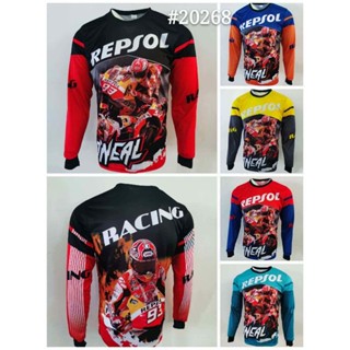 เสื้อกีฬาแขนยาว ลาย Repsol Jersey 2020 Racing Bike สําหรับผู้ชาย