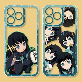 เคสโทรศัพท์มือถือ แบบนิ่ม ลายการ์ตูนอนิเมะ demon slayer สําหรับ Vivo