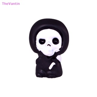 Thevantin ฟิกเกอร์เรซิ่น รูปฟักทองผีแวมไพร์ ขนาดเล็ก สําหรับตกแต่งสวนฮาโลวีน