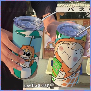 🥤Animation Peripheral Limited Water Cup🥤 กระติกน้ําร้อน สเตนเลส ขนาดเล็ก แบบพกพา สําหรับออฟฟิศ