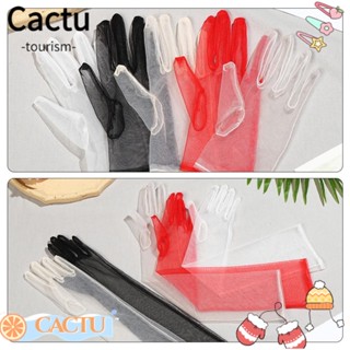 Cactu ถุงมือแฟชั่น แบบบางพิเศษ สําหรับเจ้าสาว 1 คู่