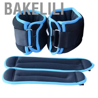 Bakelili 1 Pair Ankle Weights Strength Training Weight Bearing Adjustable Wrist Sandbag Running Walking