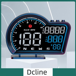 [Dcline.th] เครื่องวัดความเร็วดิจิทัล HD HUD สําหรับยานพาหนะ