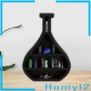 [HOMYL2] ชั้นวางโชว์หิน สีดํา สไตล์โมเดิร์น สําหรับตกแต่งบ้าน ออฟฟิศ ห้องนอน