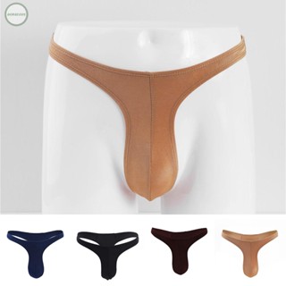 GORGEOUS~Mens Underwear G String Lingerie Low Waist Pouch Seamless Sissy Panties Soft