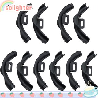 SOLIGHTER อะแดปเตอร์เชื่อมต่อท่อ PPR ทนทาน สีดํา สําหรับบ้าน 10 ชิ้น