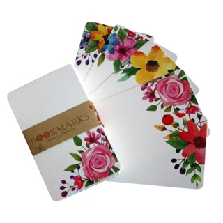 50pcs/pack Wedding Anniversary Writing Invitation Blank Party Supply Flower Printed DIY Greeting Paper Card