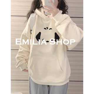 EMILIA SHOP เสื้อกันหนาว เสื้อแขนยาว เสื้อฮู้ด comfortable ดูสวยงาม High-quality trendy WWY23909PT36Z230909