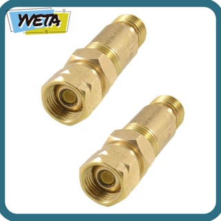 Yveta วาล์วควบคุมเปลวไฟ Acetylene B ขนาด M16 สําหรับอุตสาหกรรม 2 ชิ้น