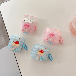 เคสหูฟังบลูทูธไร้สาย ลายไอศกรีมน่ารัก สําหรับ AirPods Pro2 Apple 1 2 3