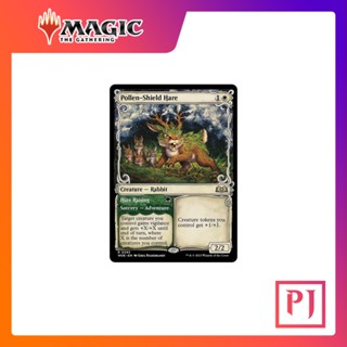 [MTG] Pollen-Shield Hare (Showcase) [WOE] [WHITE] [RARE] [NORMAL] [ENG] (การ์ดเมจิค / Magic the Gathering)