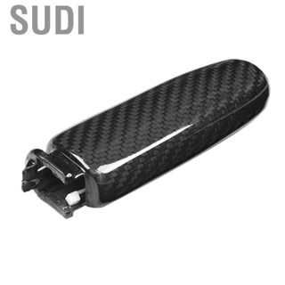 Sudi Carbon Fiber Car Interior Accessories Handbrake Decorative Cover Trim Fit for Mustang 2015-2019 (Left Drive)