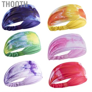 Thooth Yoga Hairband  Sweat Absorption Fashionable Breathable Sports Headbands Warm for Cycling Running