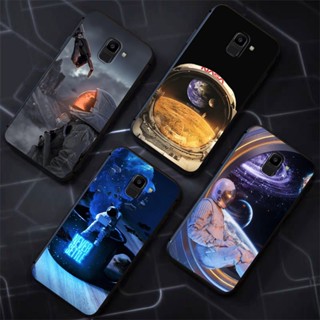 เคสโทรศัพท์ซิลิโคน TPU แบบนิ่ม ลายนักบินอวกาศ กันกระแทก สําหรับ Samsung Galaxy J7 Prime J7 Pro J7 J6 Plus J8 2018 C7 2017