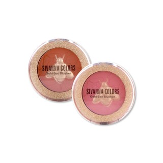 ♦️ของแท้·ส่งด่วน·ถูก♦️Sivanna Gold Bee Blusher #HF6036 : ซิวานน่า ปัดแก้ม โกลด์ บี บลัชเชอร์ x 1 ชิ้น dayse