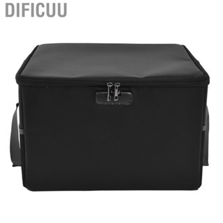 Dificuu Fireproof Box File Storage Organizer  Static Collapsible Docume HG