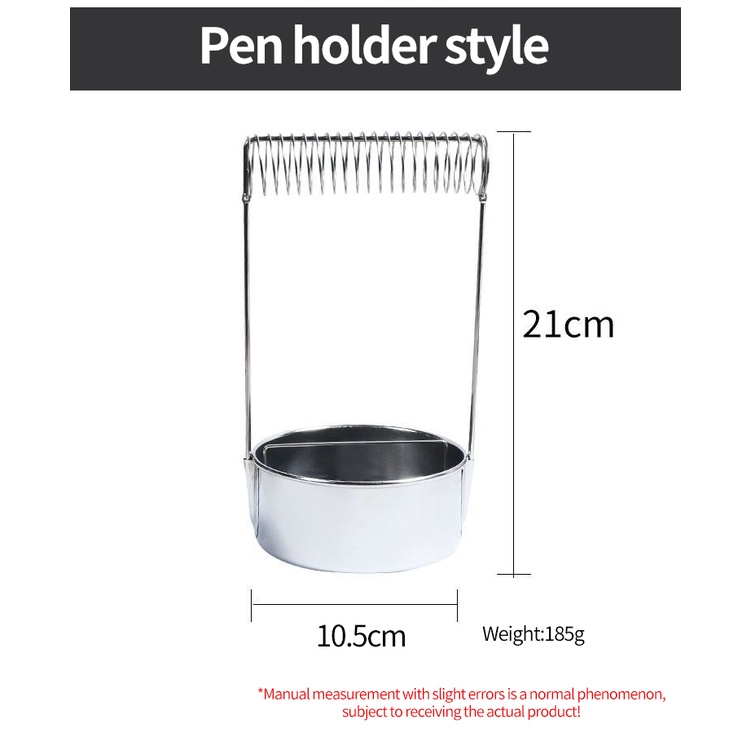 Angel Mark ถังสเตนเลส แบบพกพา สําหรับใส่ปากกาวาดภาพสีน้ํามัน - รูปที่ 7