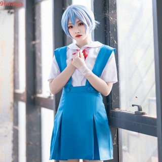 Daiga เครื่องแต่งกายคอสเพลย์ ชุดฮาโลวีน เสื้อผ้ามัดผม Evangelion Dress Rei Ayanami Asuka Strap Dress Asuka Langley Soryu